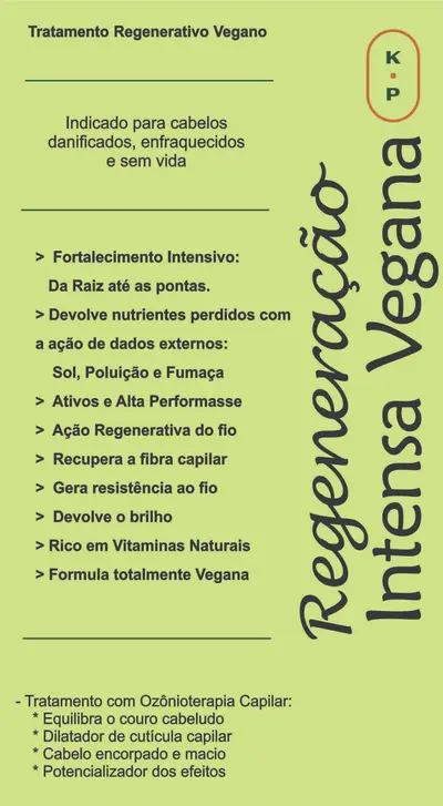Arte original do tratamento Recuperação Vegana